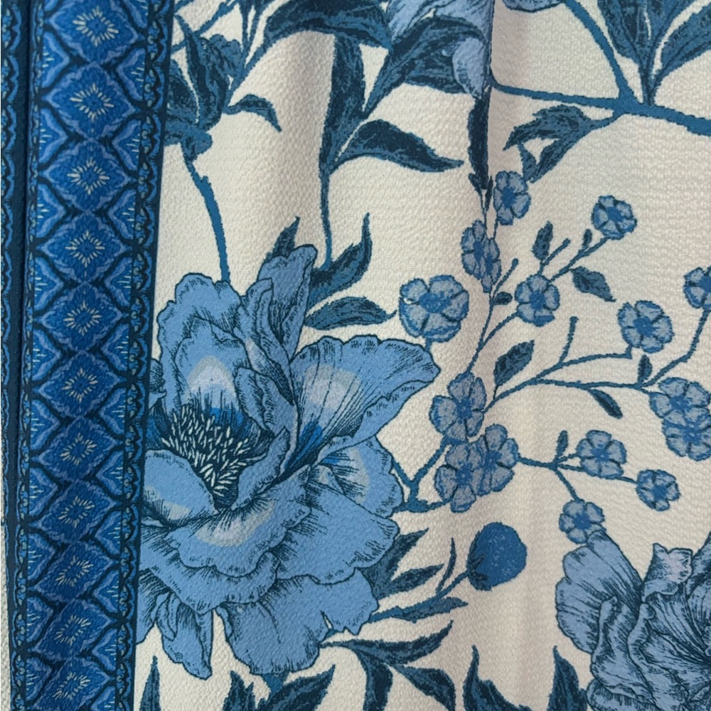Flying Tomato Blue and White Floral Maxi Dress - Picture 4 of 7